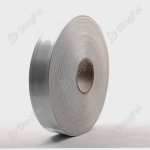 Reflective PVC Cloth Tapes - Fluorescent Silver No Pattern PVC Saw One Reflective Tape For Clothing